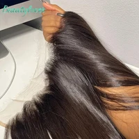 24 26 Inch Straight 13x6 Lace Frontal Brazilian Human Hair Preplucked Transparent Lace Front Only 2x6 Hd Lace Closure Human Hair 1