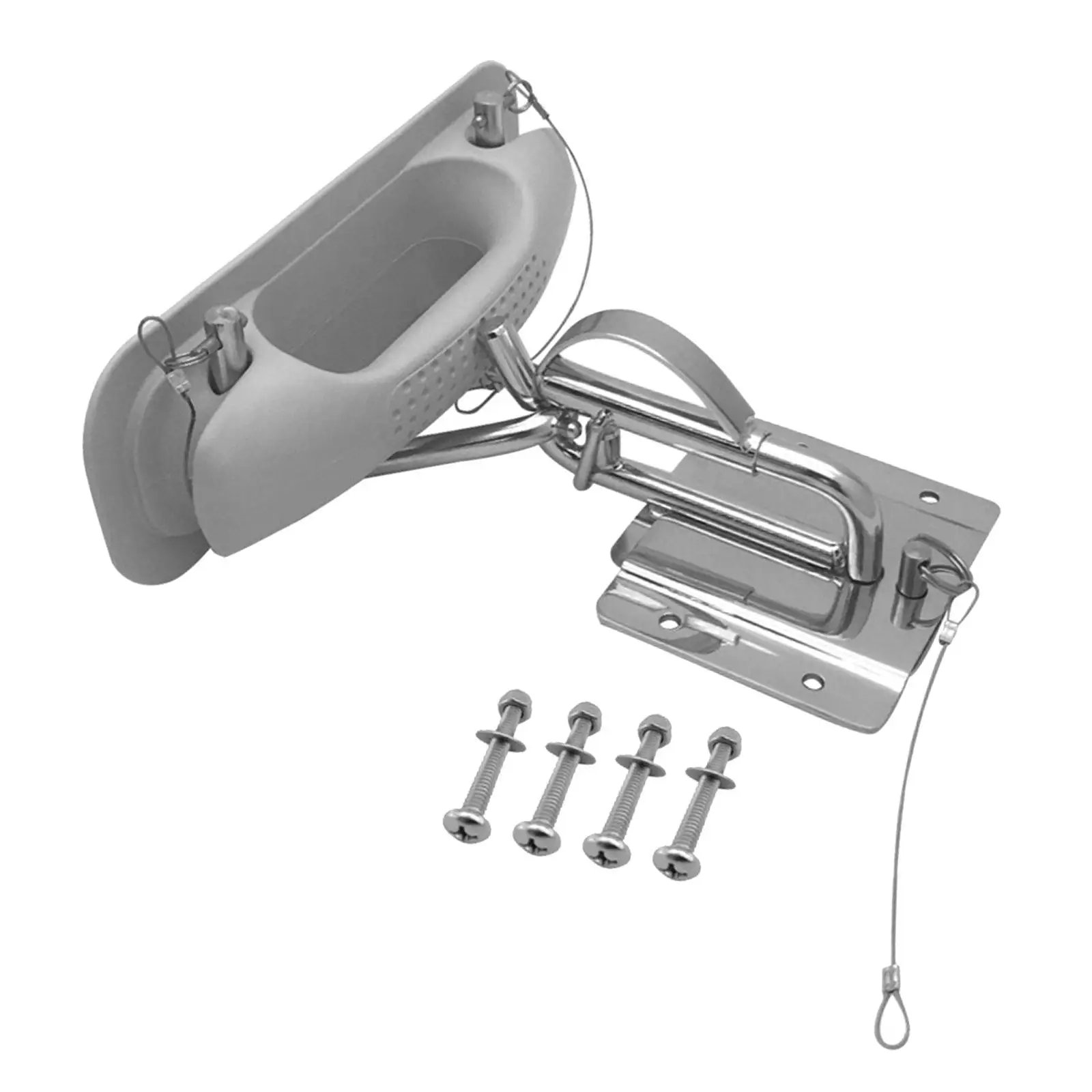 

Boat Snap Davits Set Boat Cleat Quick Davits System Strong Accessories Boat Grab Handle Durable Stainless Steel for Boat