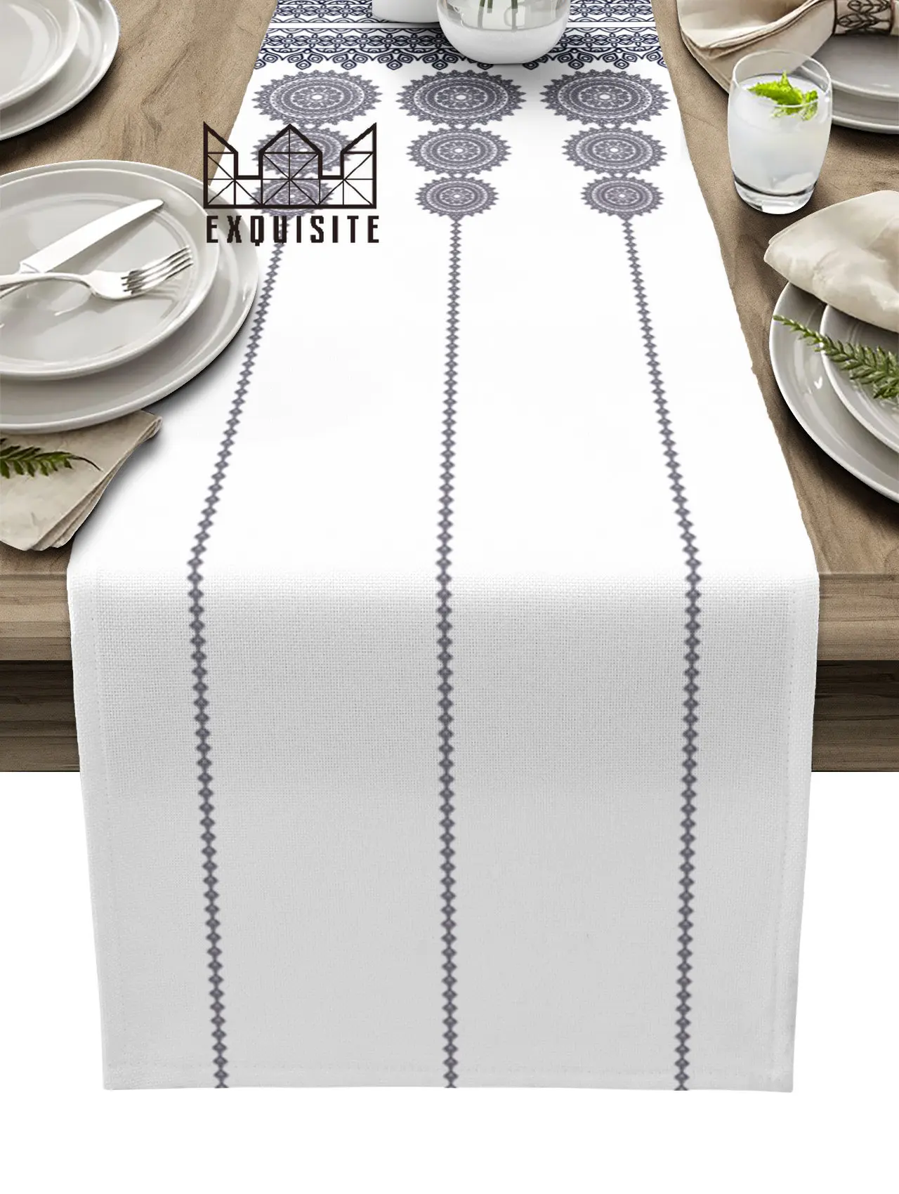 

Bohemian Mandala Pattern Table Runner Decoration Home Decor Dinner Table Decoration Table Decor