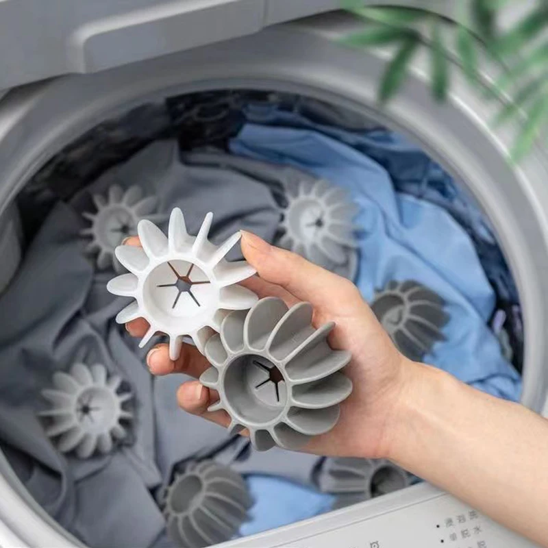 SiliconeMagicLaundryBallRemoverWashingMachinePetHairCleaning