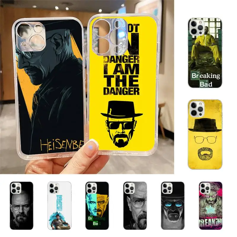 Heisenberg Breaking Bad Phone Case Per Iphone 7 8 Plus X Xr Xs 11 12 13 Se2020 Mini Mobile Iphone 14 Pro Max Case