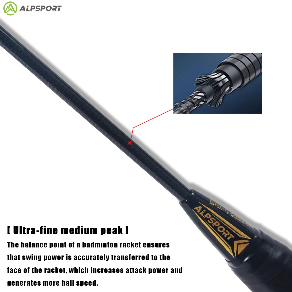 3U Offensive Accept pounds 90g T800 badminton racket Professional carbon fiber badminton racket