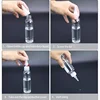 10Pcs Transparent Sharp-mouth Bottle 10/30/50/60/100/120ml Plastic Squeezable Needle Bottles Color Paste Bottle Ink Glue Bottle 5
