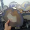 Magical Natural Agate Slice Quartz Crystal Wafer Mineral Healing Gemstone Home Office Degaussing Decorative Coasters, Palettes 1