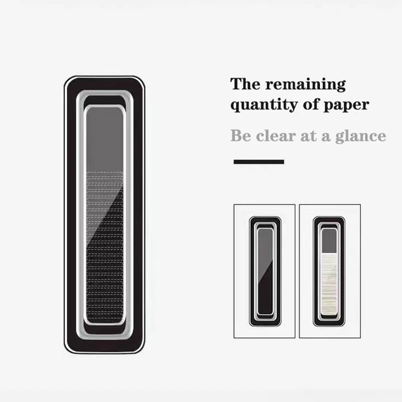 Kitchen Tissue Dispenser Luxury Paper Towel Dispenser High Quality ABS Tissue Box Wall Mounted Punch Free for Toilet 4