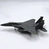 ⁦مجسم طائرة مقاتلة معدني طراز F-15E مقاس 19.4 سم | 19.4cm F-15E Alloy Diecast Fighter Airplane Model⁩ - الصورة ⁦4⁩
