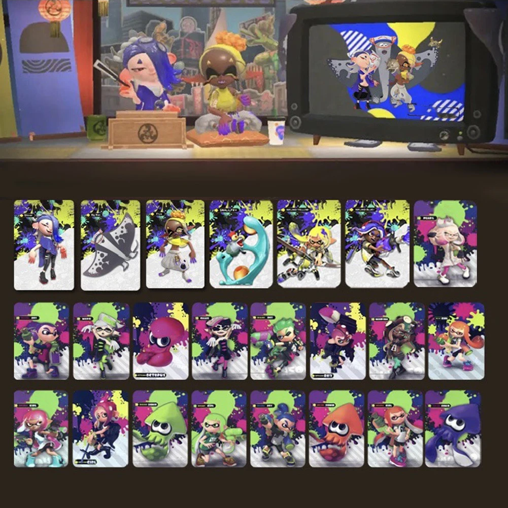 3pcs/17pcs/20pcs/23pcsSplatoon3&2GameCardsSplatoonSeriesSplatoon2&3PVCNFCTagGameCardsforNsSwitch-AliExpress26
