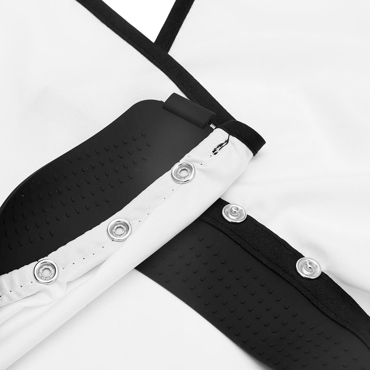 Haircut Cape Hairdressing Cape Silicone Neckline Haircut Cloth Hidden Buckle Waterproof Barber Cape Hairdressing Coat Hairdress Gown Barbershop Accessory Tools