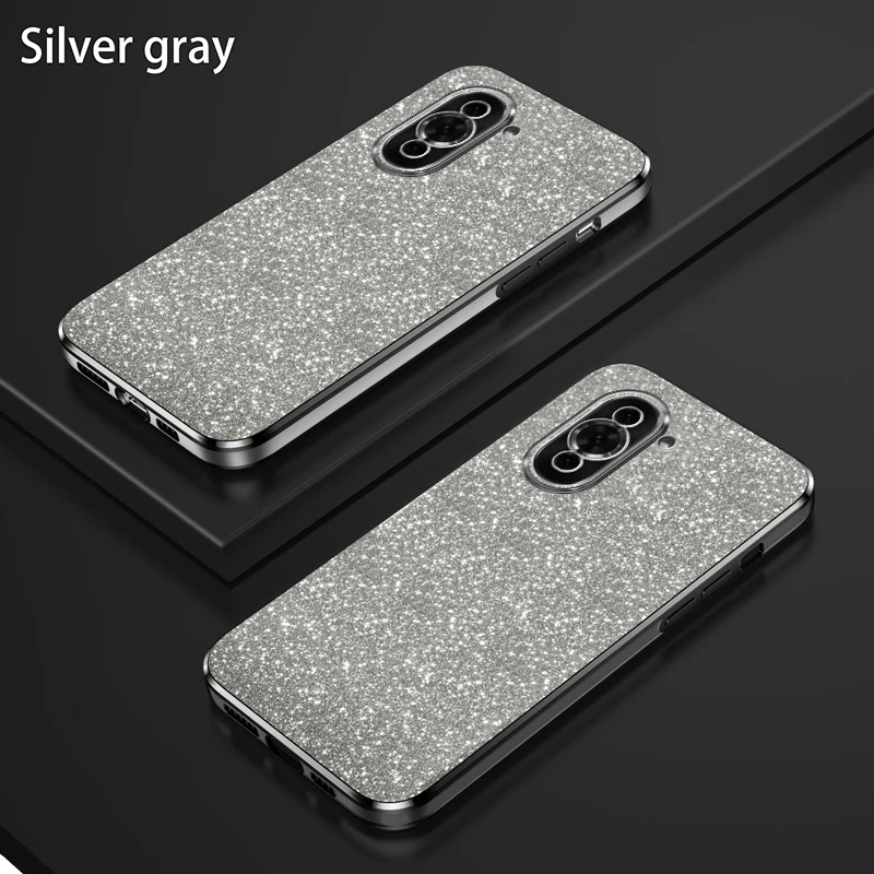 Luxury Electroplated Glitter Transparent Phone Case - Soft TPU Bumper Back Cover