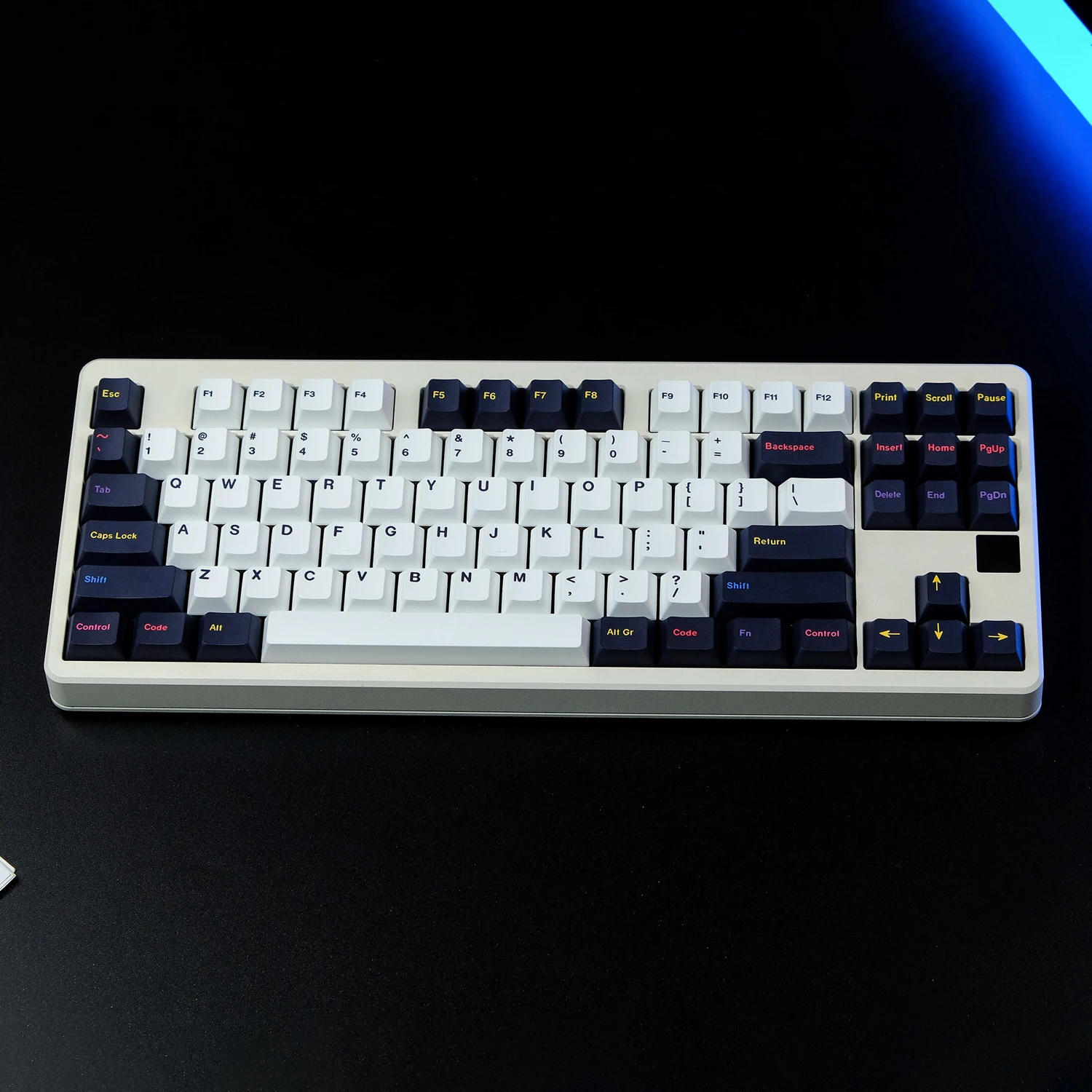 PBT GMK Colorchrome Keycaps, Perfil Inglês Cereja,