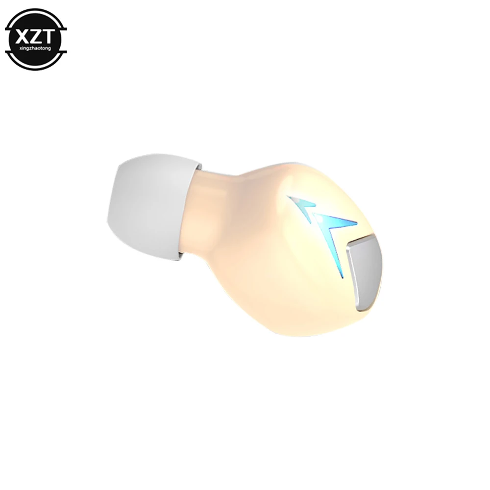 Creative Mini Invisible Bluetooth 5.0 Headphone Micro Wireless Sport Earphone Handsfree Single Headset Microphone For Smartphone 6