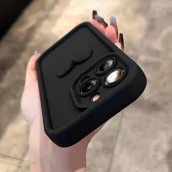 Wine Red Love Liquid Silicone Case with Camera Protection - Soft Back Cover - iPhoneXR(6.5