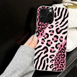 Chic Pink Leopard Print Soft Silicone Phone Case - Black Capa Design - iPhone 11 Pro Max (BG162 - 7)