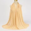 Foulard Hijab en mousseline de soie pour Femme, voile musulman ramadan ,hijab femme musulman,foulard musulmane pour femme, foulard mousseline en Jersey doux de haute qualité hijab islam voile femme musulman,70*180cm