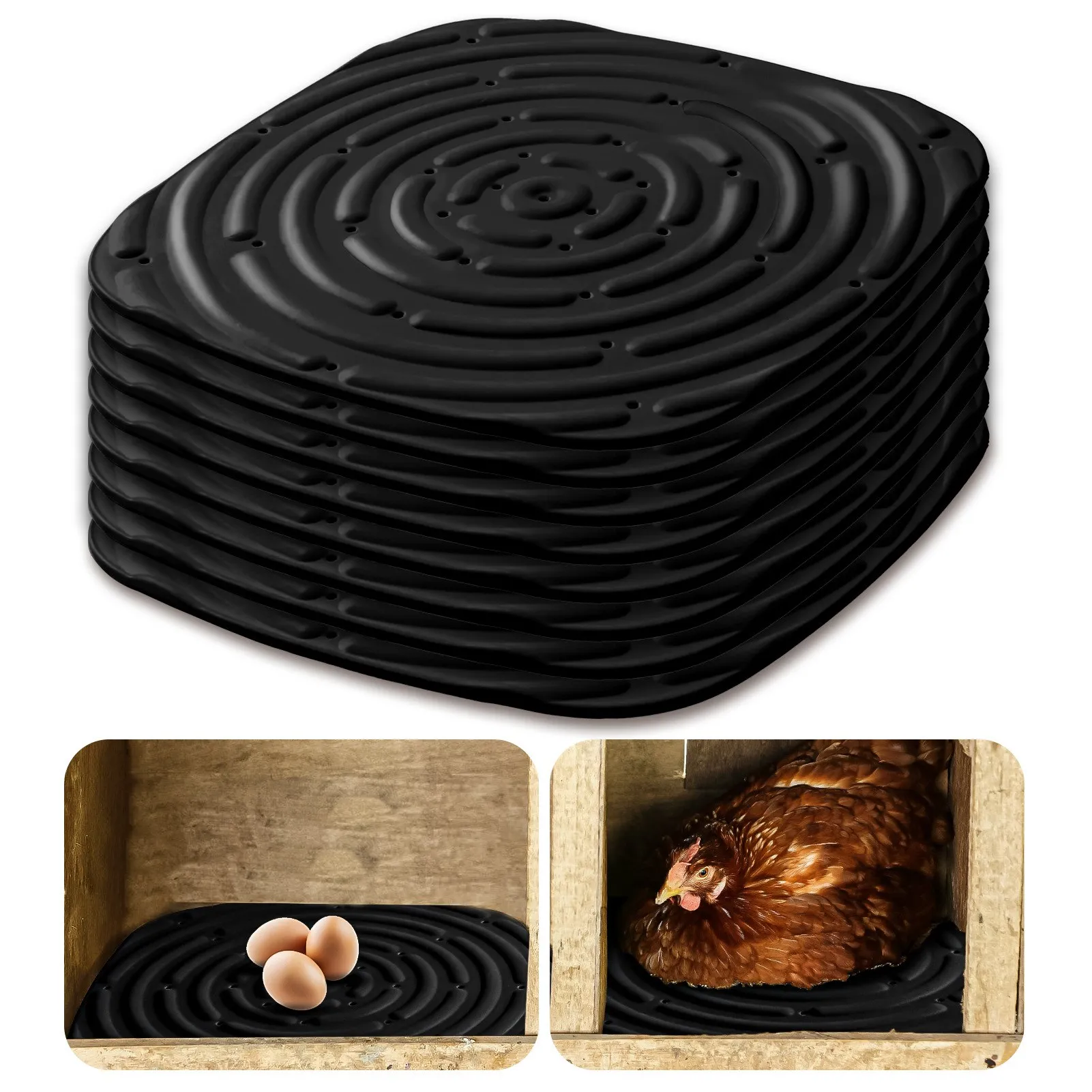 4pcs Chicken Mat Washable Chicken Pads For Laying Eggs Chicken Box chicken nesting pads