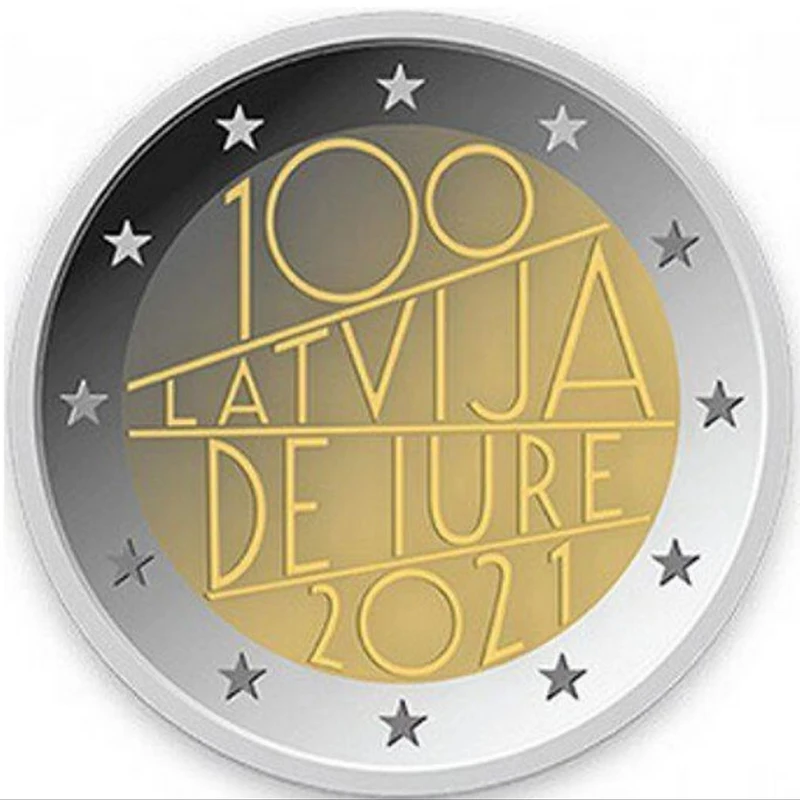 Nel 2021, È Riconosciuto A Livello Internazionale Che L'Anno È Di 2 Euro, Moneta Commemorativa Bicolore