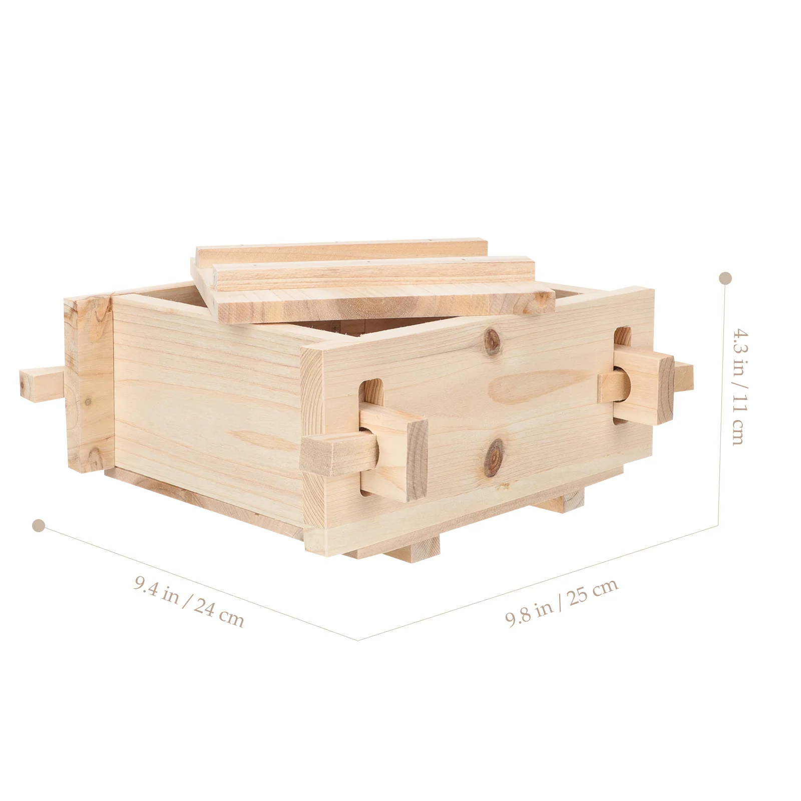 Tofu and Tool Homemade Maker Machine Making Wood Kit with Cloth Container