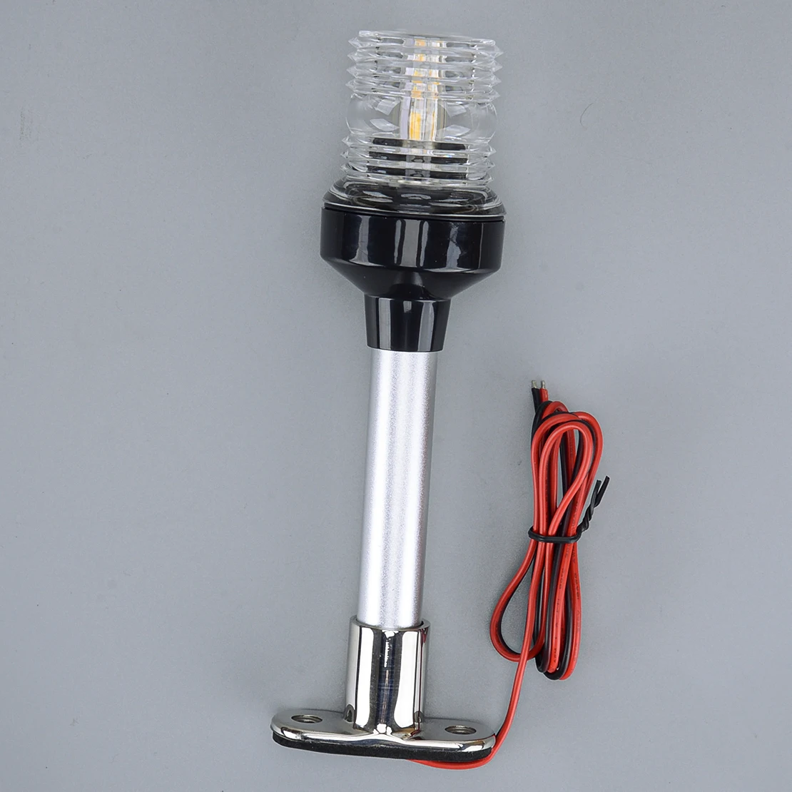 

NEW 5W 8" Navigation Anchor Stern Pole Light LED Lamp All Round for Pontoon Boat Marine Yacht 12V-24V