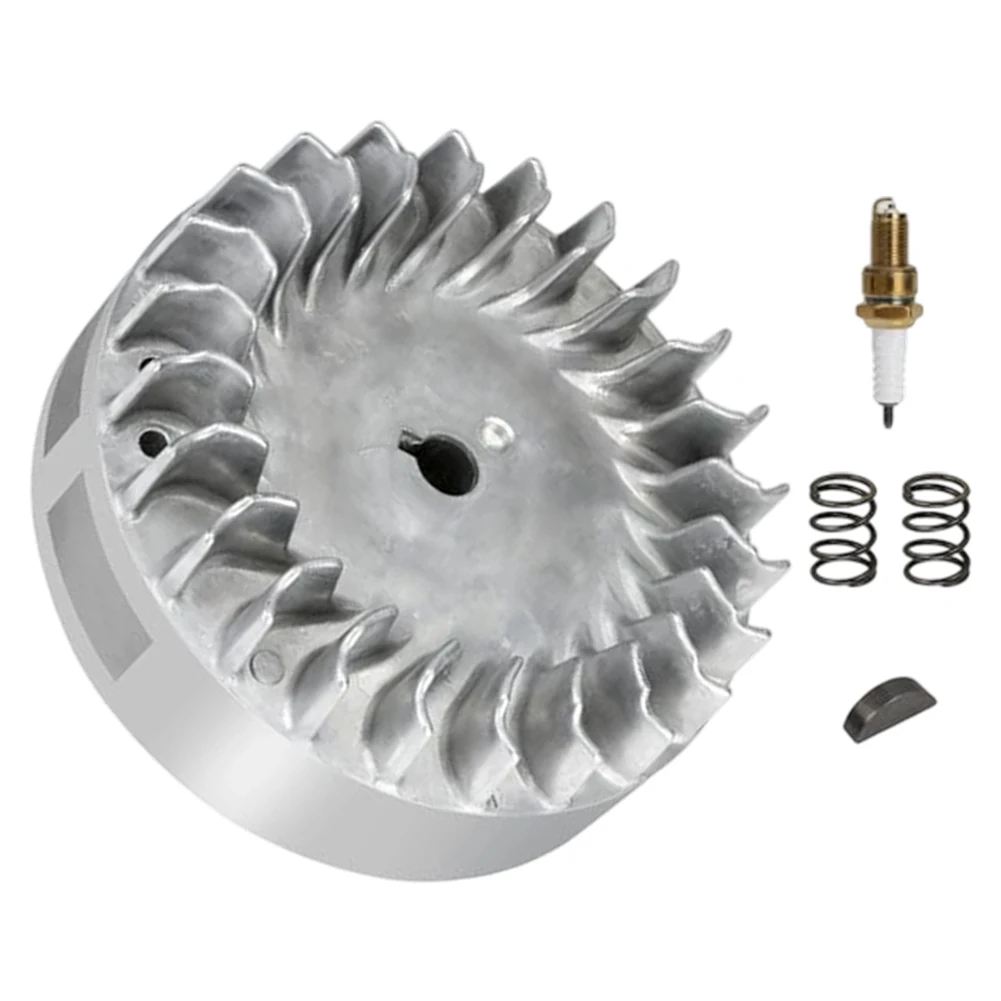 Engine Flywheel Aluminum for Predator For 212cc 224cc 208cc with Key and Valve Springs Compatible with Small Engines