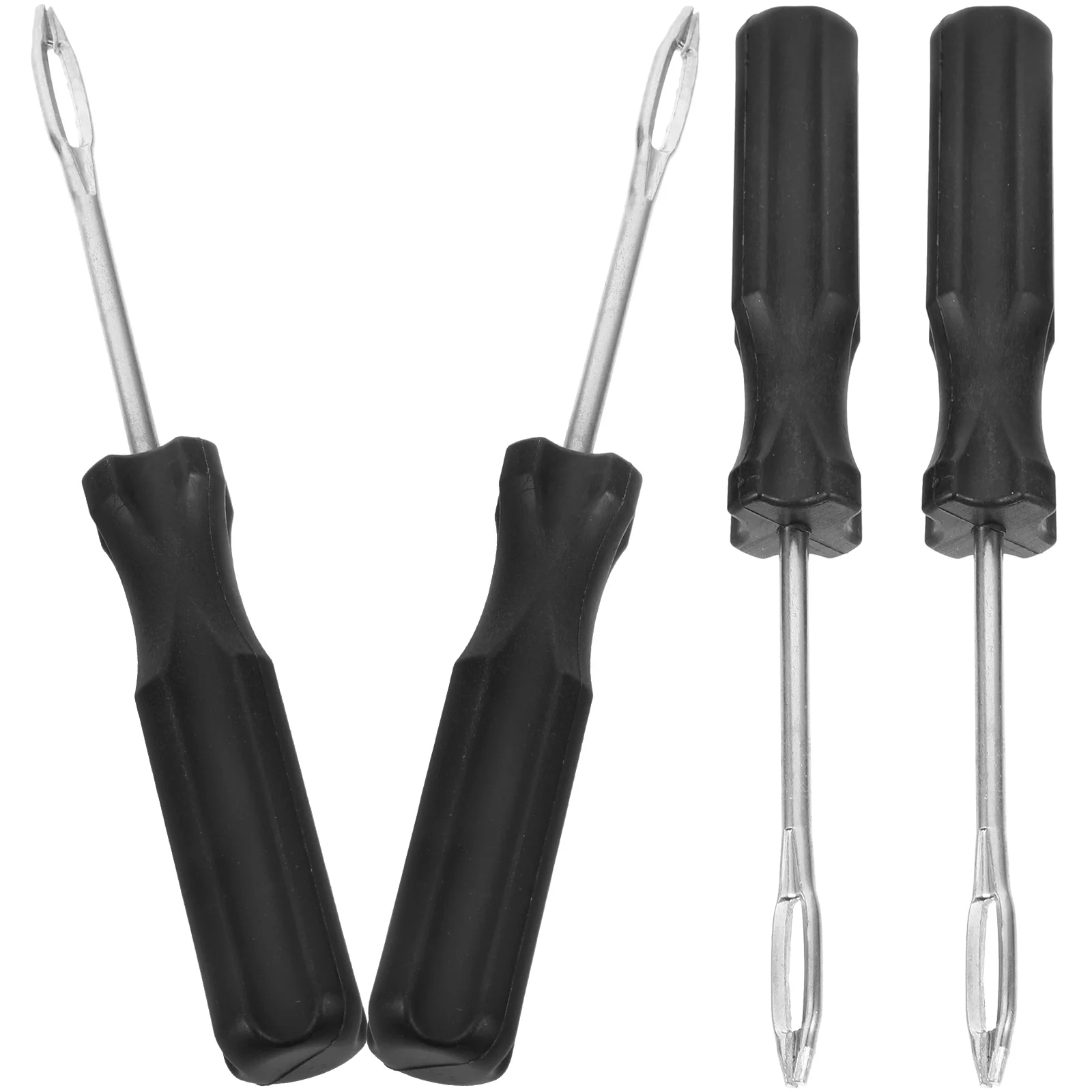 

4pcs T-handle Repair Tool Tyre Puncture Plug Fix Tool For Motorcycle Truck