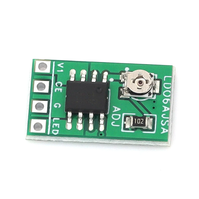 PWM 제어 보드 LED 드라이버 30-1500MA 정전류 조절 가능 모듈, 18650 리튬 이온 DC 3.3V 3.7V 5V에 적합