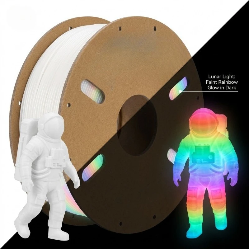 PLA 필라멘트 1.75mm, 특수 3D 프린팅 PLA 필라멘트 1.75mm ±0.03mm, 3D 프린터 및 3D 펜에 적합, 스풀당 250g