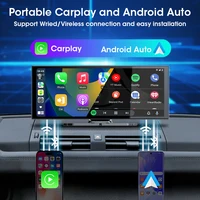 Srnubi 10.26/11.26'' Écran Carplay pour voiture, lecteur vidéo multimédia, sans fil, Android Auto, Mirrorlink, autoradio, Bluetooth, WIFI 3