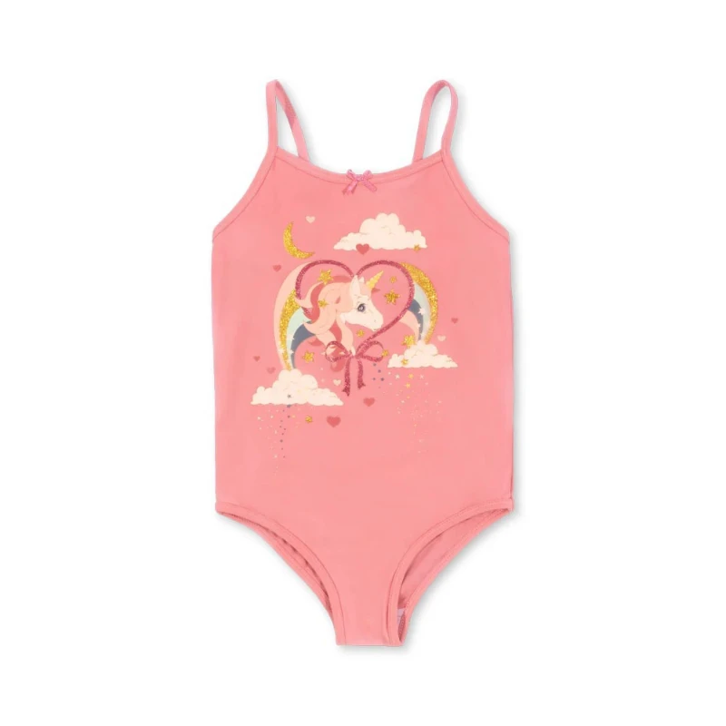OUYANG&IVAN Kids Swimwear Sets Ss25 Ks New Summer Girls Cute Print Swimming Suits Child Fashion Bikini Sets 4