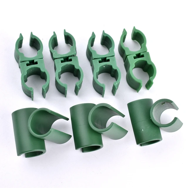 5/10/20Pcs Plant Support Trellis Connector Fixed Cross Clip Stake Clips 360 Adjustment Fixed Clamp Gardening Support Accessories 2