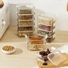 Stackable Spice Storage Boxes Plastic Seasoning Jar Multi-Layer Food Container Crisper Cereal Coffee Beans Sealed Organizers 4