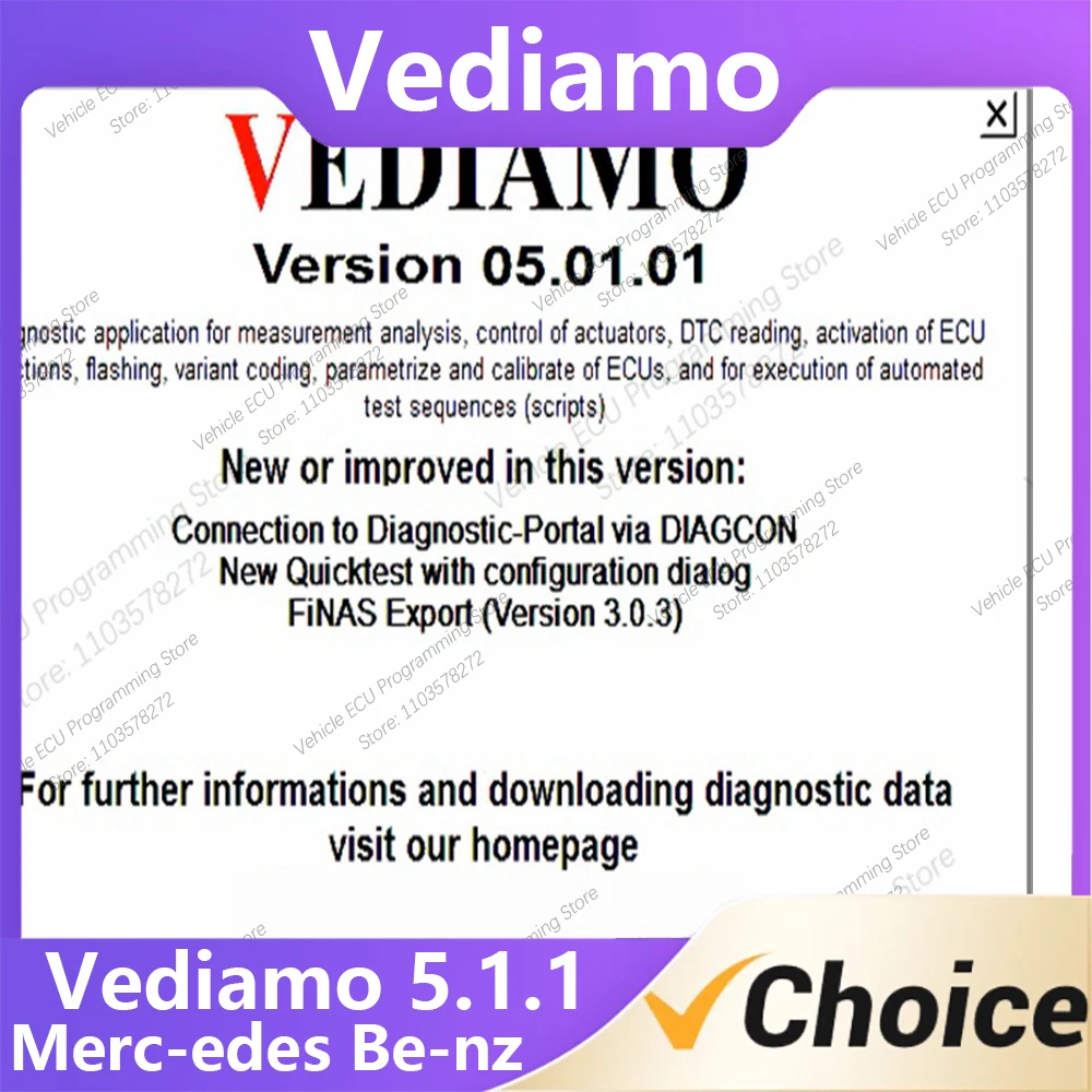 

2024 For Mer-Преодоление Be-nz Vediamo 5.1.1 ECU Диагностическая программная система Автомобильное программное обеспечение Двигатель Распределенное диагностическое приложение Создание системы Описание файла VSB