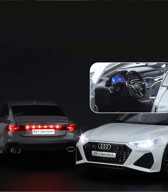 1:18 AUDI RS7 Sportback Key Version Alloy Car Model Sound