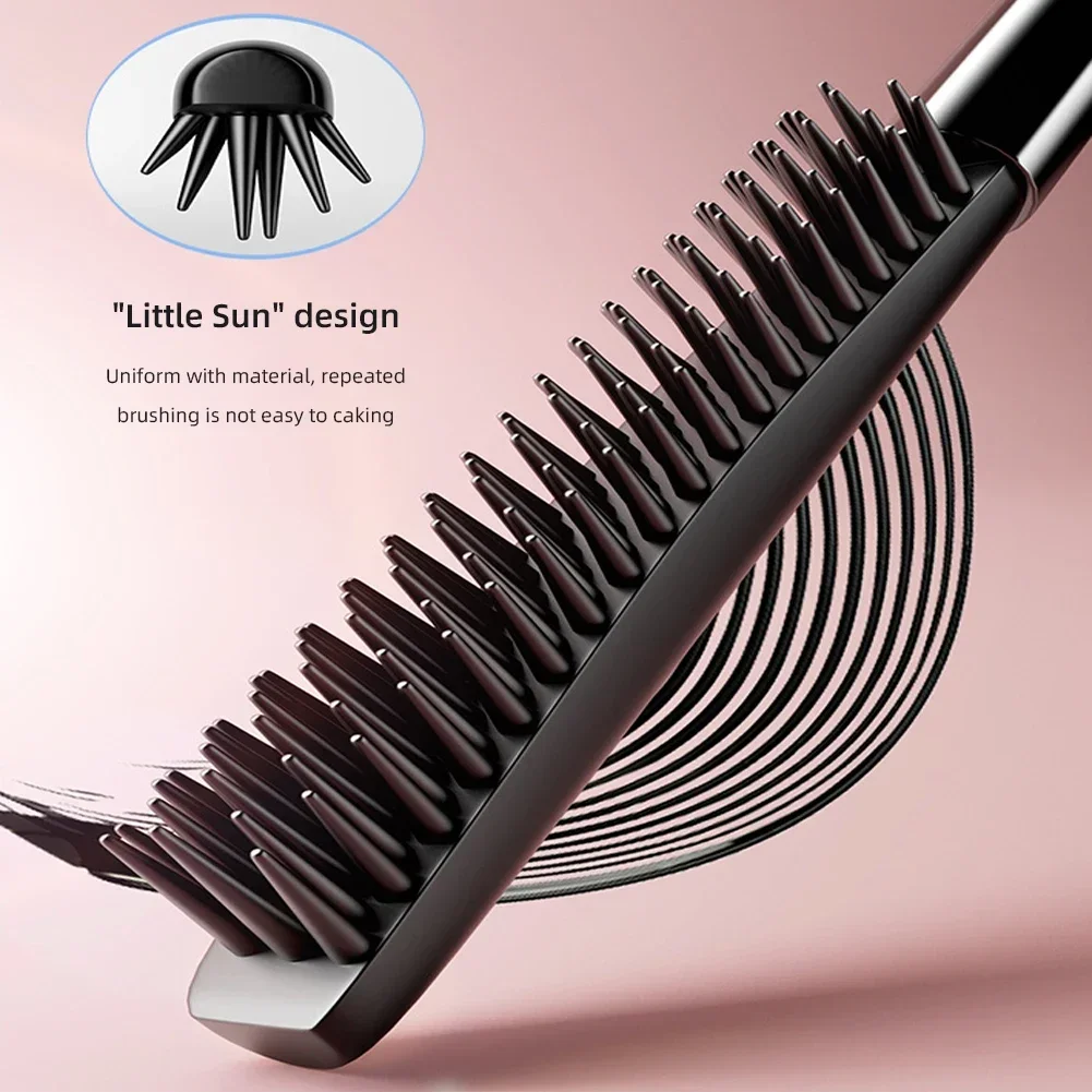Black Waterproof Mascara For Lengthening And Volume Lashes_voghion.com