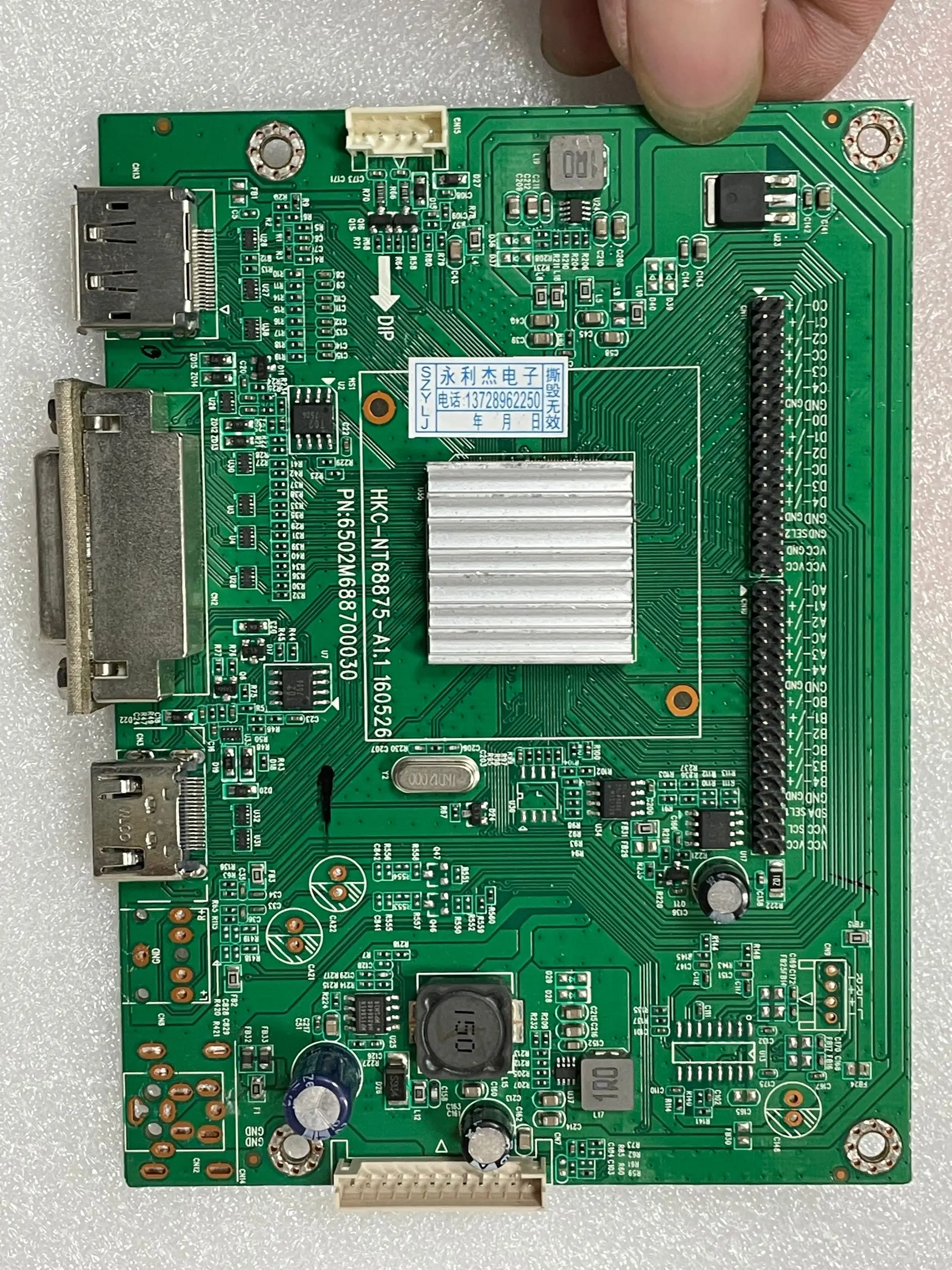 

Main board HKC-NT68875-A1.1 160526 NB27C2