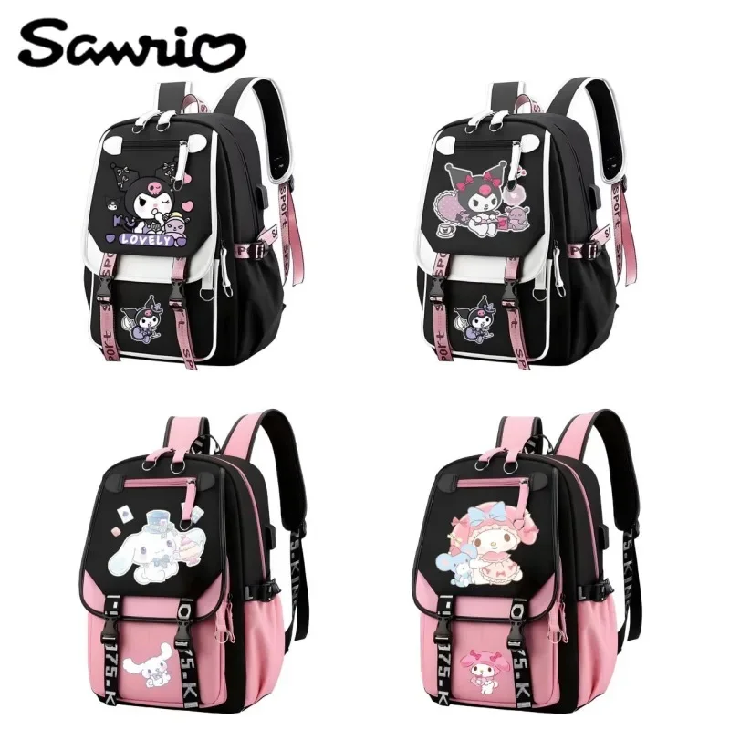 

Kuromi My melody Cinnamoroll Cartoon Sanrio Cute Children School Bag Creative Anime Peripheral Student Campus Backpack Wholesale