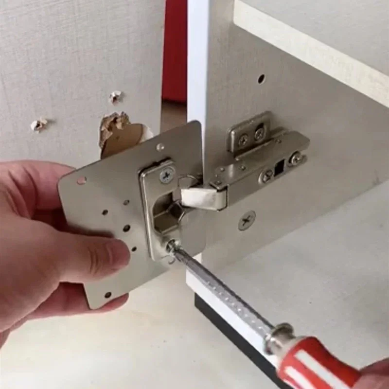 Hinge Repair Plates Hinge Repair Plate Rust Resistant Steel Home Improvement Furniture Cupboard Cabinet Door Hinges Repair Mount Tool Shed