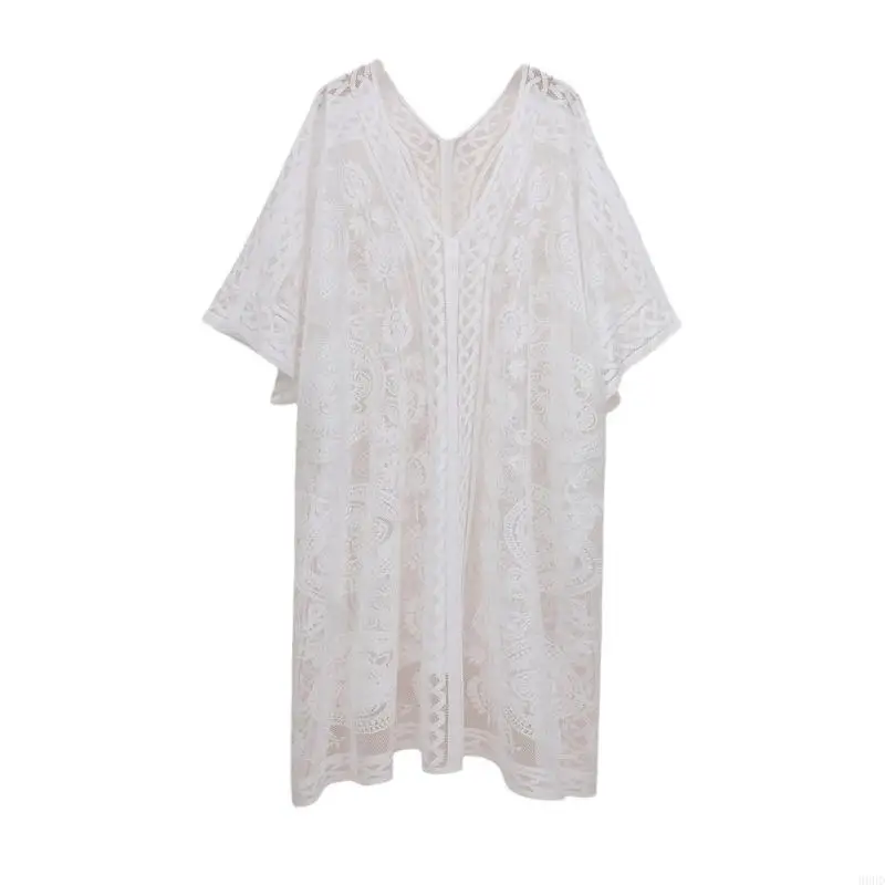 Aufzeigen durch bloße Badeanzug Coverup für Frauen lässig losen Badeanzug Coverup 69HD – Detail 1