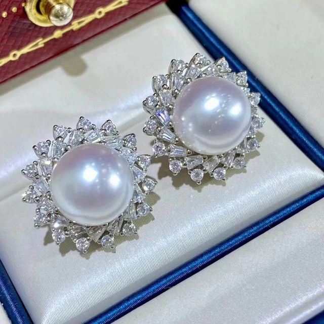 Exquisite Fashion 925 Sterling Silver Necklace Earrings Jewelry Set 10MM Pearl  Accessories For Women Engagement Jewelry Gift - AliExpress