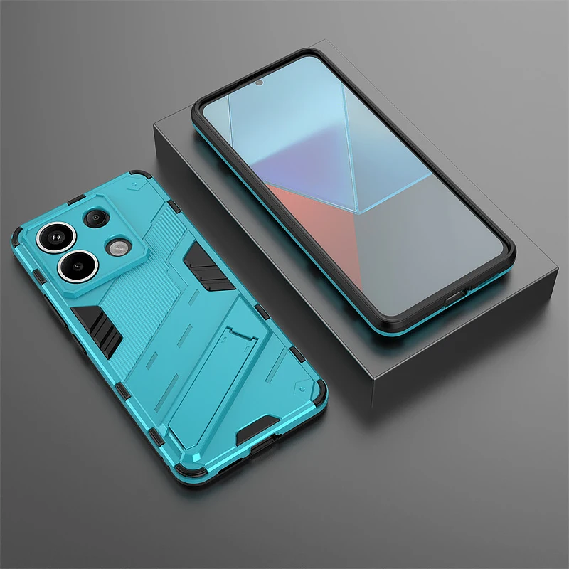 Rugged Shockproof Kickstand Case with Car Mount Feature