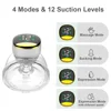 Portable Electric Breast Pump Silent Wearable Hands-Free Newborn Comfort Milk Extractor Automatic Milker BPA Free Breastfeeding 2