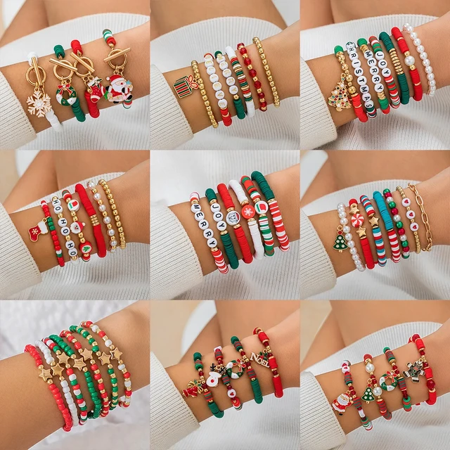 th?q=2024 Clay bead bracelet aesthetic and ($0.00/Count) 