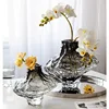 Luxury Nordic Minimalist Style Frosting Glass Vase Classic Home Living Room Decoration Stand For Flowers Decorative Vases Modern 2