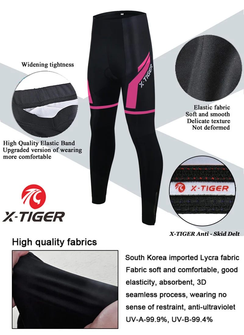 Description Picture 3 of itemX-Tiger Pro Women Shockproof Cycling Bib Pant Mountain Bike Cycling Bib Trouser MTB Bicycle Cycling Tights Ciclismo Pantalones