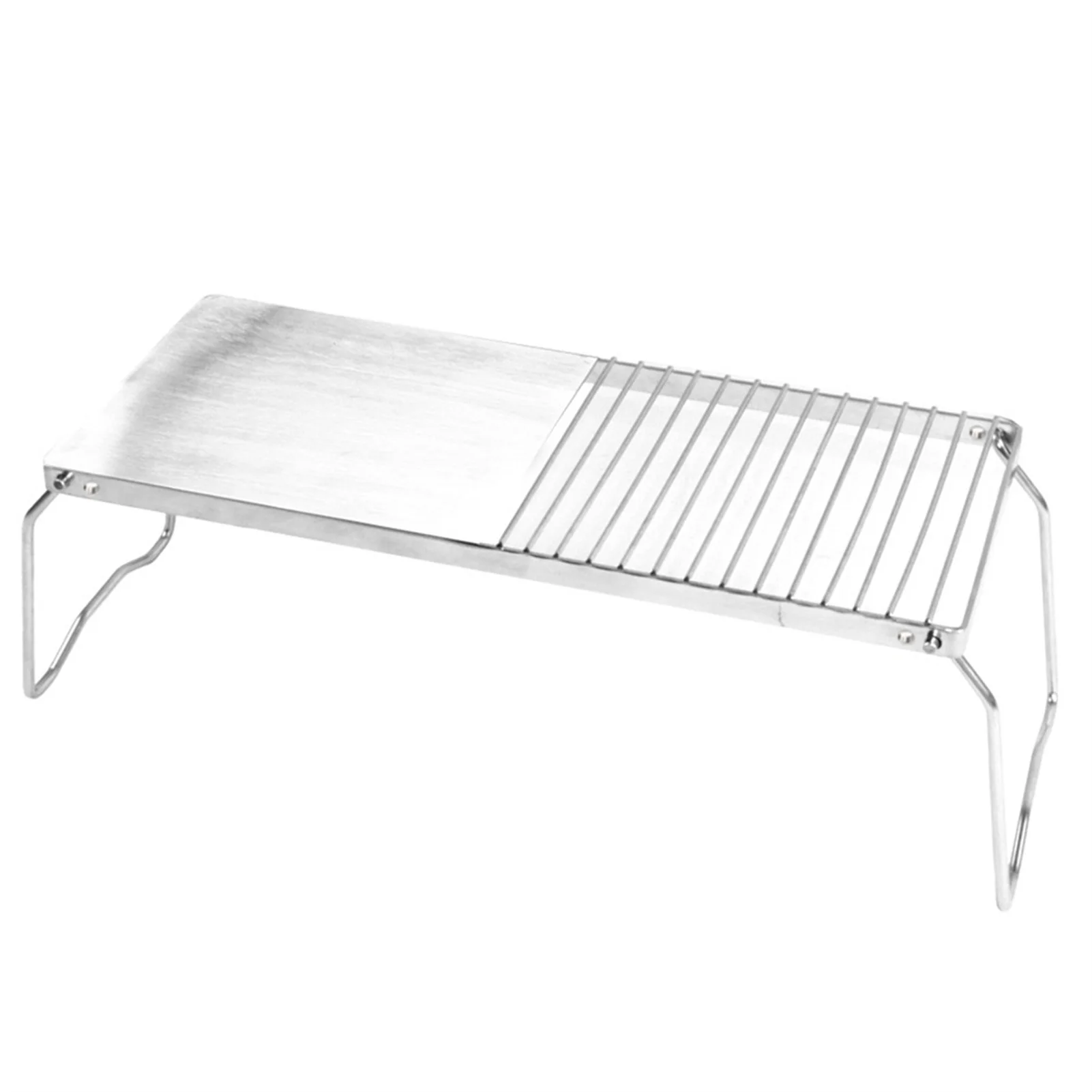 

Camping Folding Barbecue Bracket Outdoor Dual-Purpose Iron Table Grills