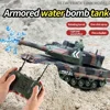 2.4G Remote Control Tracked Simulation Tank Water Bomb Spray Remote Control Vehicle War Armored Vehicle Model Children Toy Gift 1