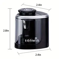 Electric Sharpener Desktop Automatic Pencil Sharpener Portable 6-8mm Pencil Cutter For Students School Office Stationery Tool 2