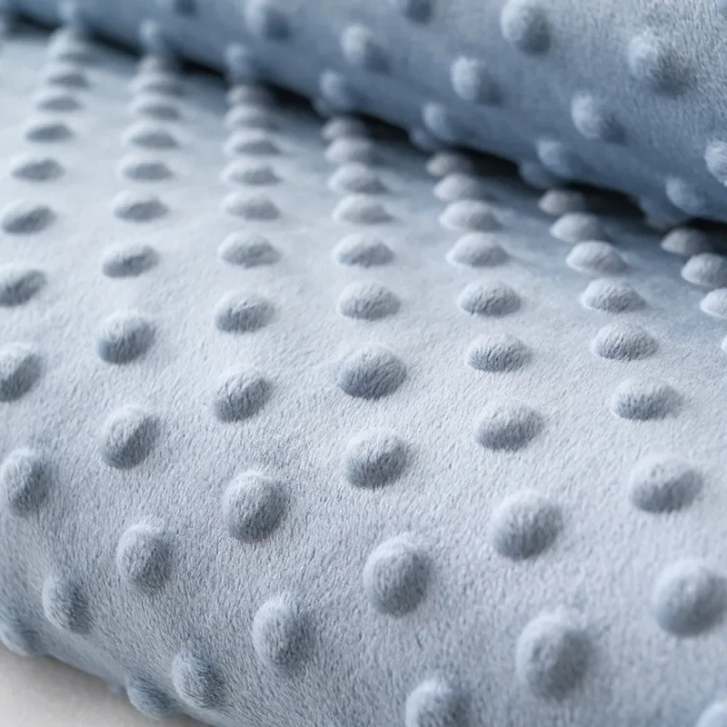 Thickened Knitted Cotton Bean Flannel Baby Blanket Autumn Winter Cute Cartoon Children Covering Quilt Removeable Zipper for Baby
