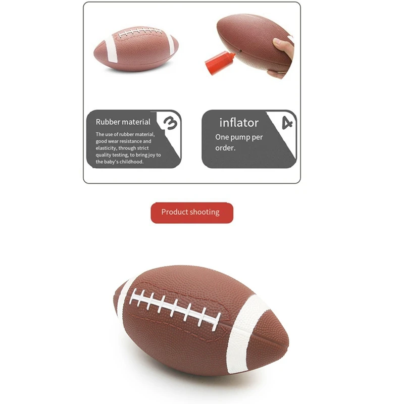 ABJX New American Football, Inflatable Ball For Teenagers, Special Team For Children & Students, Ball Game Teaching