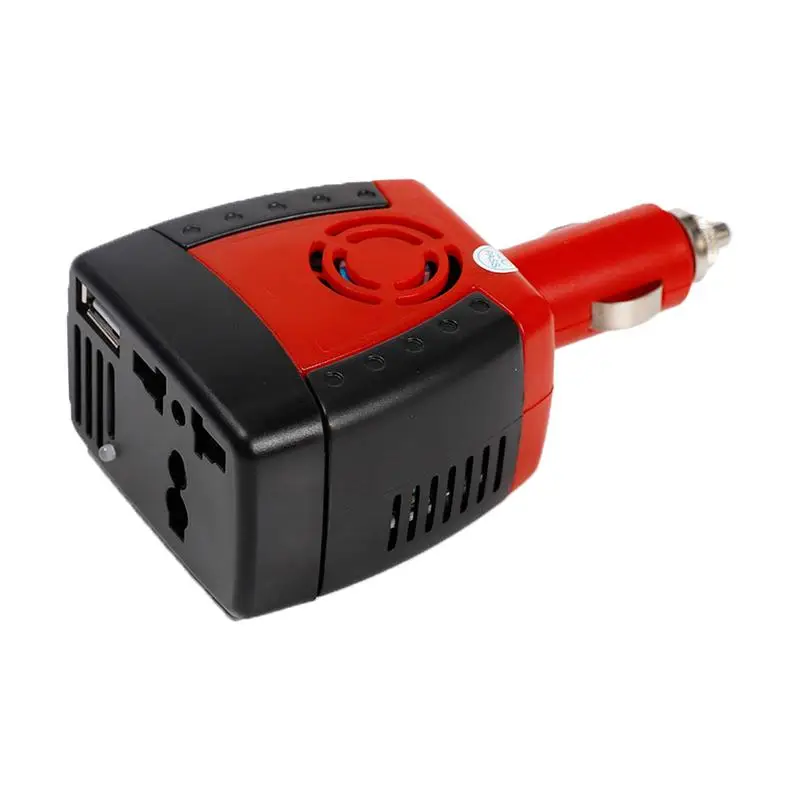 

DC To AC Converter For Car 150W Car Lighter Outlet Plug Adapter With USB Port Driving Accessories Car Lighter Inverter For