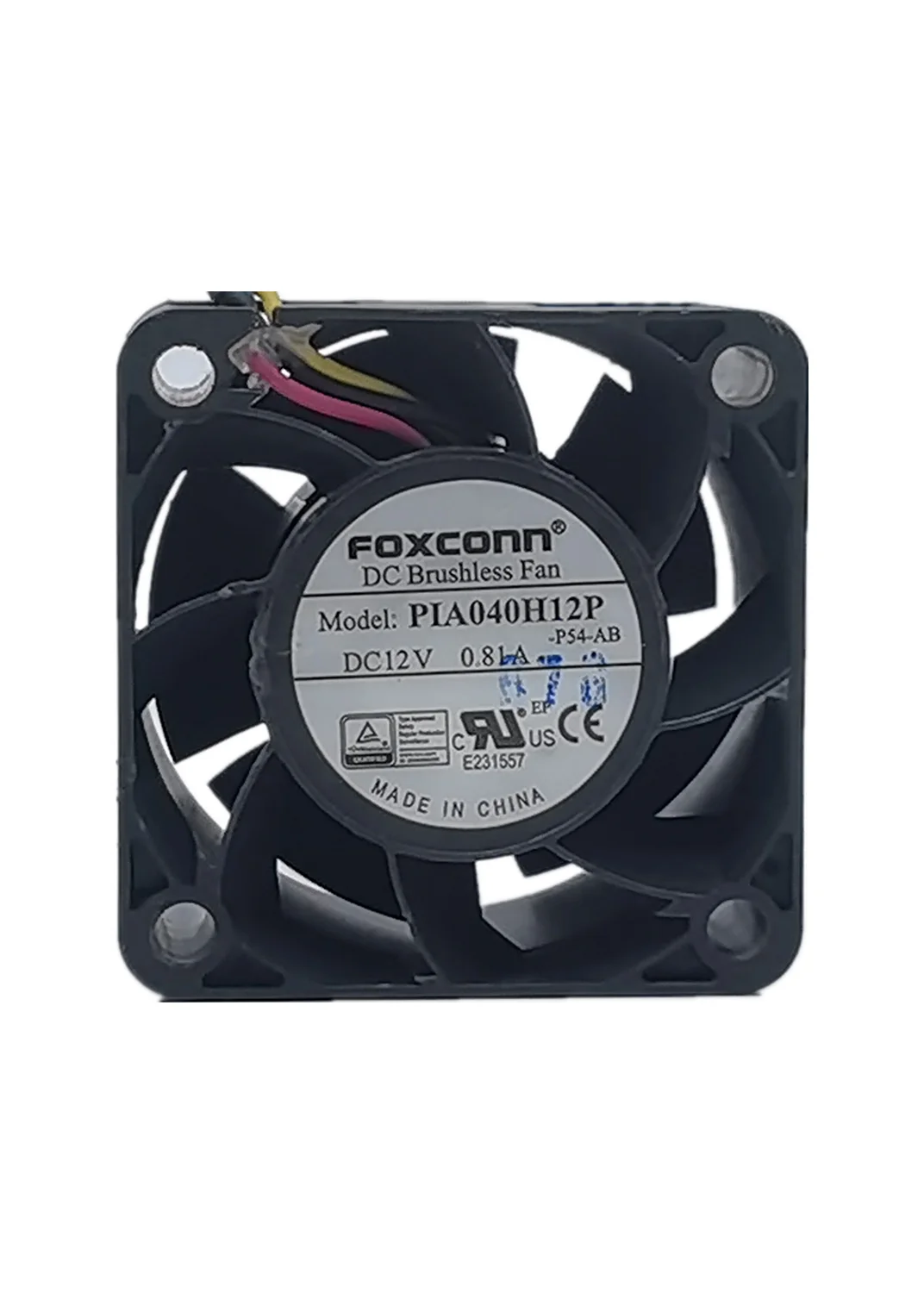 New Foxconn PIA040H12P 12V 0.81a 4cm 4028 large air volume 4-wire PWM Fan